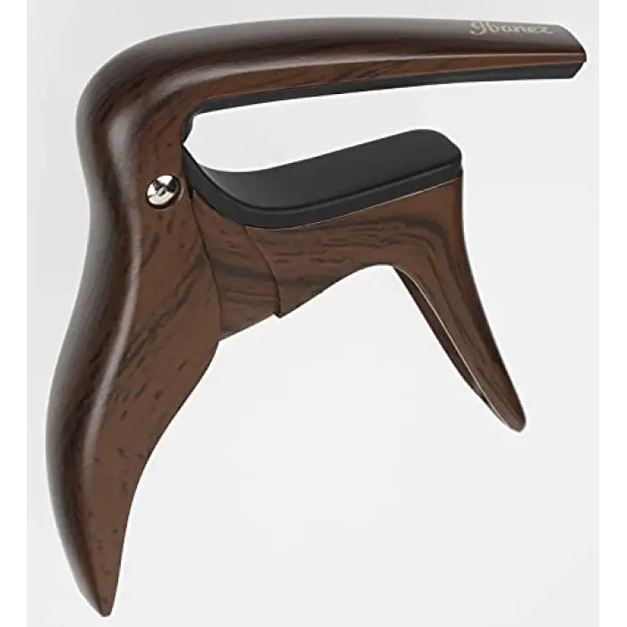 Gitar Capo, Akustik ve Elektro Gitarlar için, Tek Elle Kullanım, Ahşap Etkisi