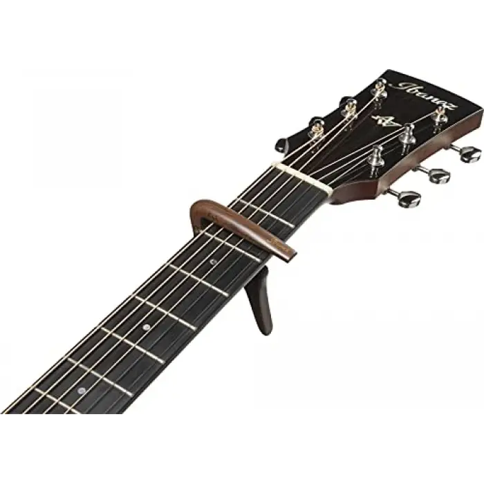 Gitar Capo, Akustik ve Elektro Gitarlar için, Tek Elle Kullanım, Ahşap Etkisi
