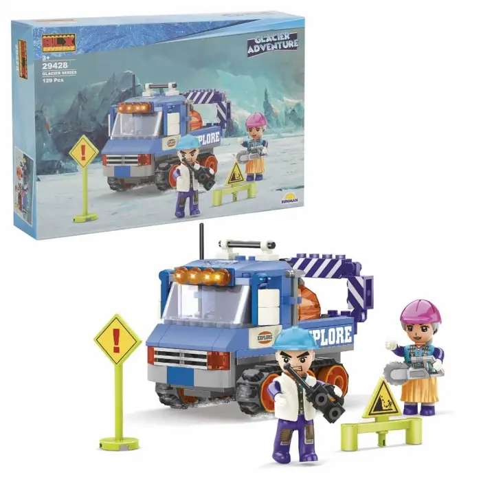 Glacier Adventure Set 2 Figürlü 129 Parça