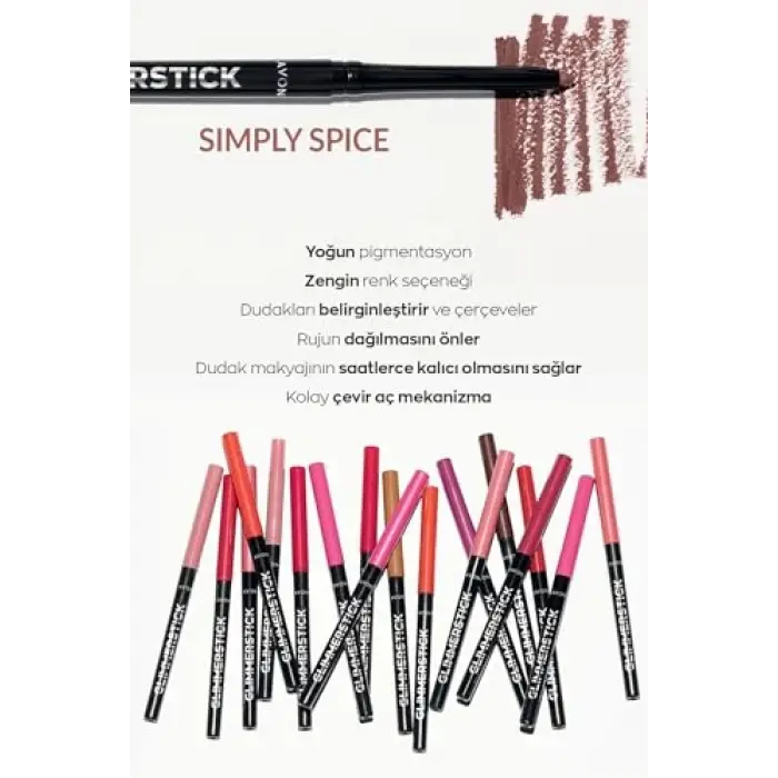 Glimmerstick Dudak Kalemi Simply Spice