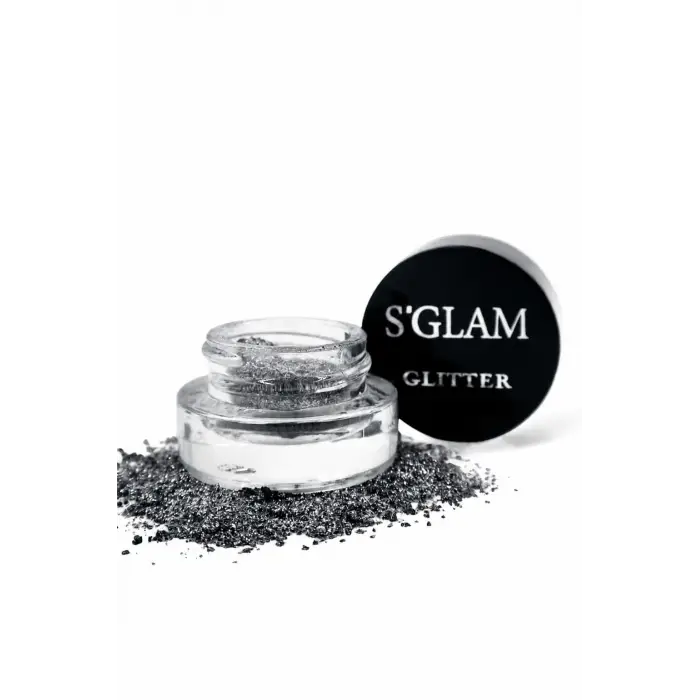 Glitter Black Göz Farı