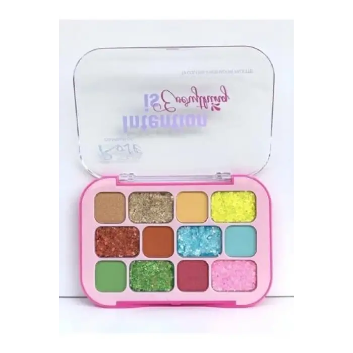 Glitter Far Rose Intentıon 12Li, Glitterli Far Paleti