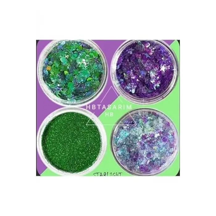 Glitter Jel Far 4lü Set, serashinegozfarı171