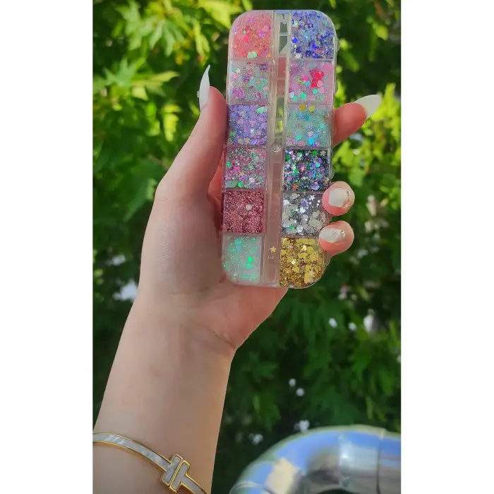 Glitter Jel Far Glitter Simli Far