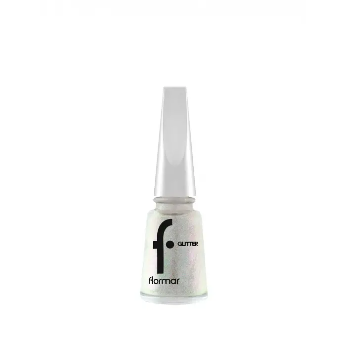 Glitter Yarı Transparan Parlak Bitişli Simli Oje 11 ml | 26 Snow Globe