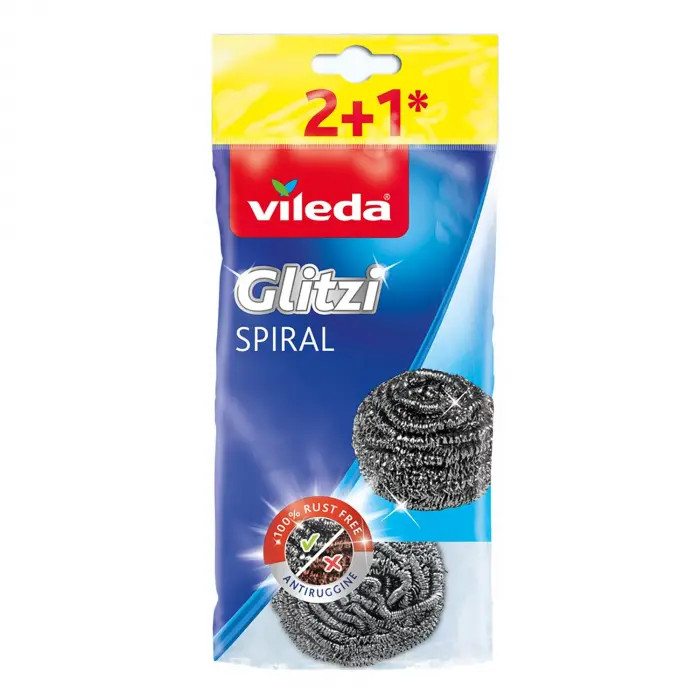 Glitzi Inox çelik sünger, 3lü paket