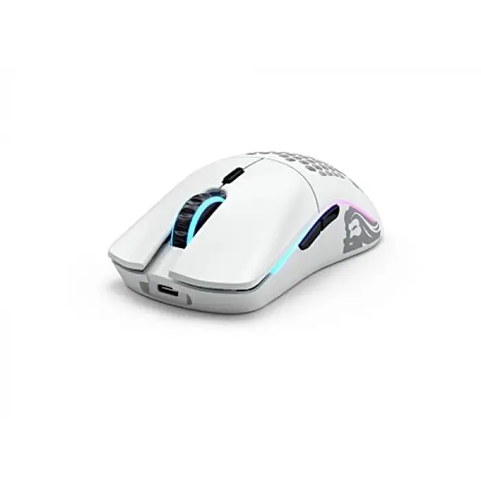 GLO-MS-OW-MW Model O Kablosuz Gaming Mouse Mat Beyaz