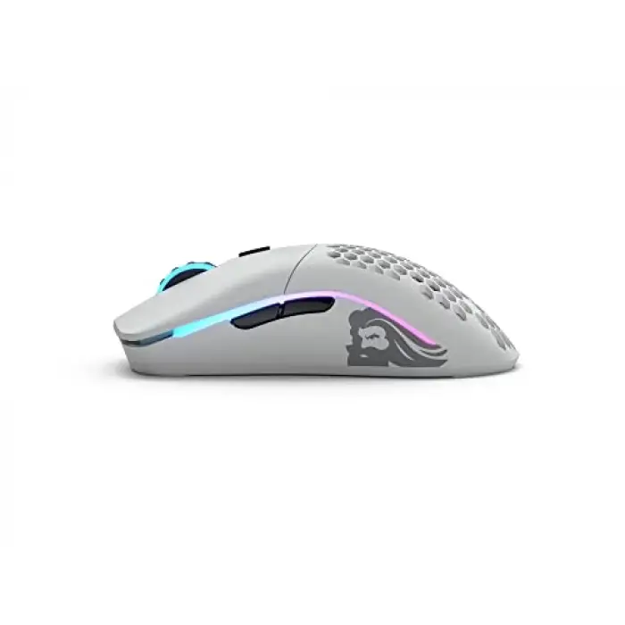 Glo-MS-OW-MW Model O Kablosuz Gaming Mouse Mat, Beyaz