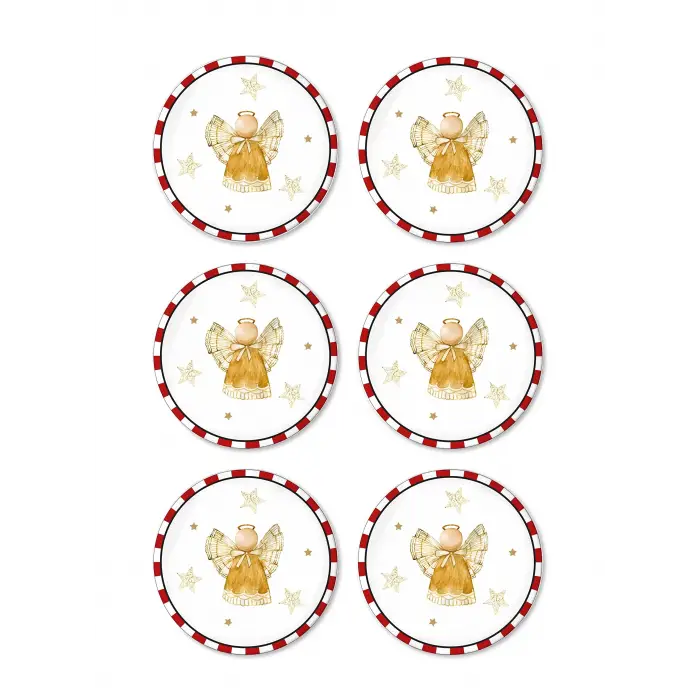 Globe Pasta Tabağı 19 cm, 6lı Set