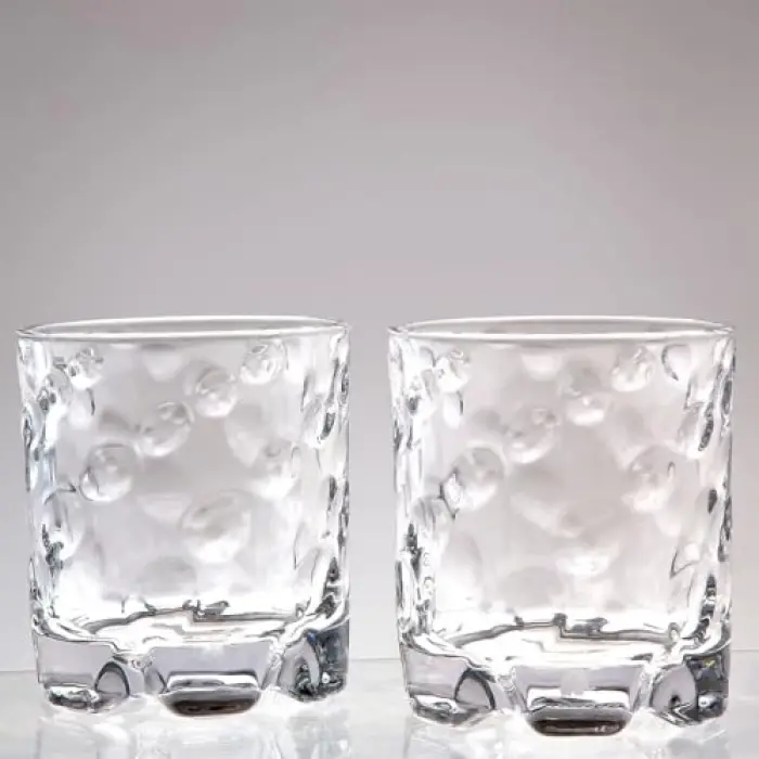 Glory 2li Dalgalı Viski Bardağı 250 ml