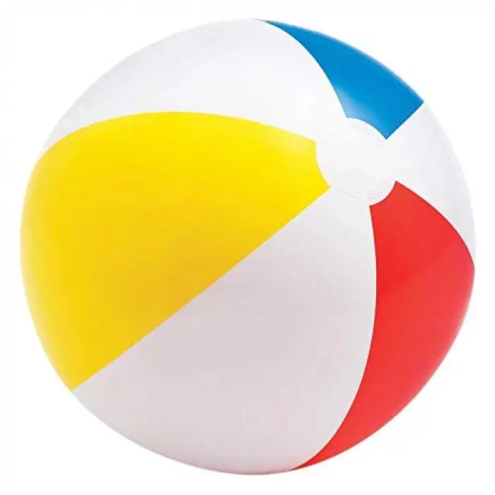 Glossy Panel Ball; Inflatable Water Ball/Beach Ball, Diameter 51 cm