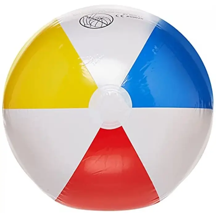 Glossy Panel Ball; Inflatable Water Ball/Beach Ball, Diameter 51 cm