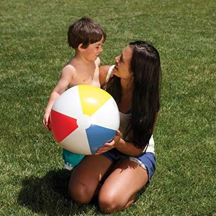 Glossy Panel Ball; Inflatable Water Ball/Beach Ball, Diameter 51 cm