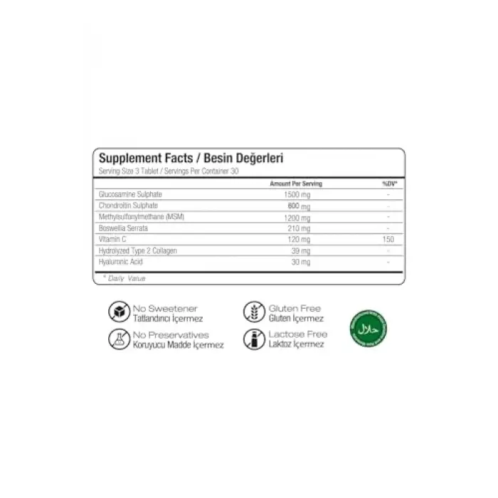 Glukozamin & Kondroitin & Msm Tip 2 90 Tablet