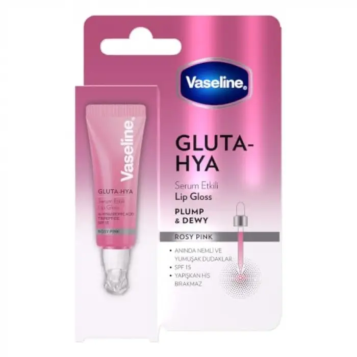 Gluta Hya Serum Etkili Lip Gloss Rosy Pink
