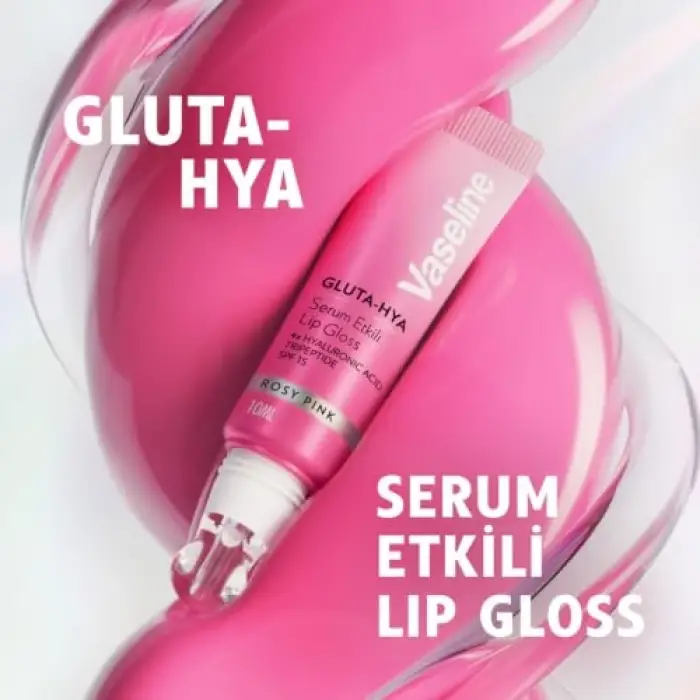 Gluta Hya Serum Etkili Lip Gloss Rosy Pink