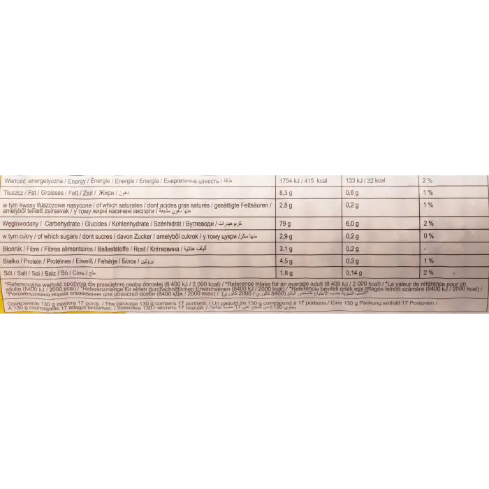 Glutensiz Mercimek Patlağı 135 Gram