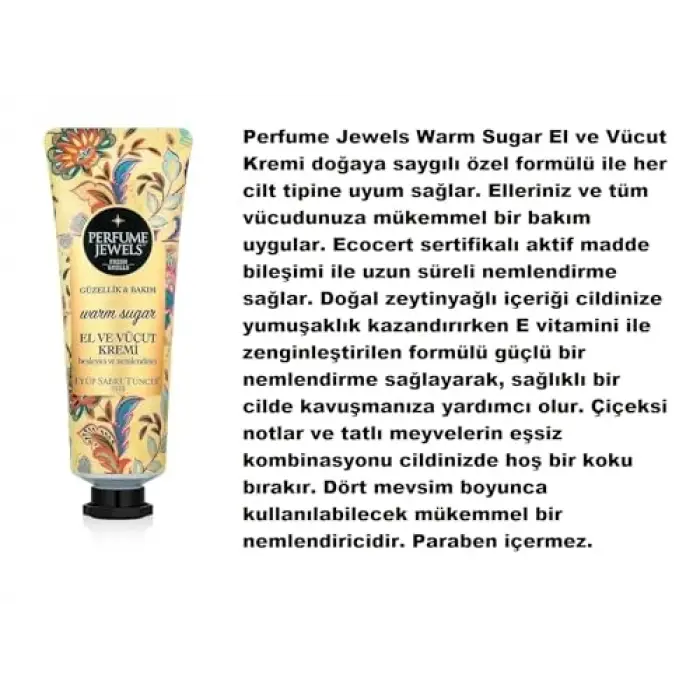 Glutensiz Warm Sugar El ve Vücut Kremleri 50 ML 2 Adet