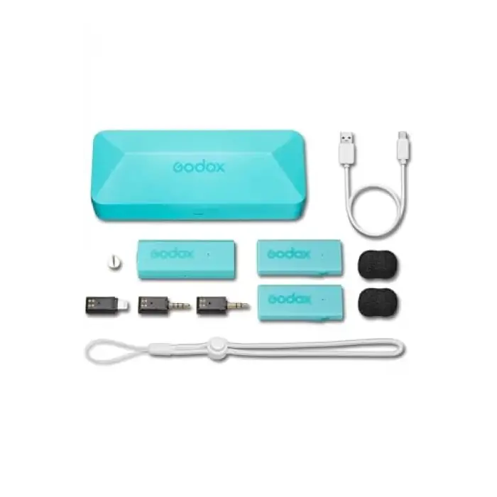 Godox Movelink Mini Kablosuz Mikrofon Kit2 (apple Uyumlu/yeşil)