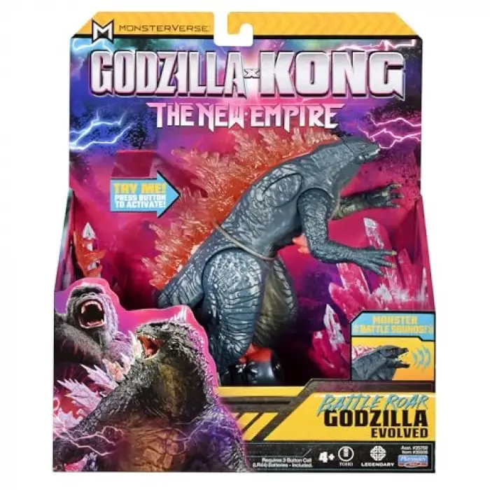 Godzilla x Kong Deluks Aksiyon Figürü 18 Cm Sesli Godzilla Evolved