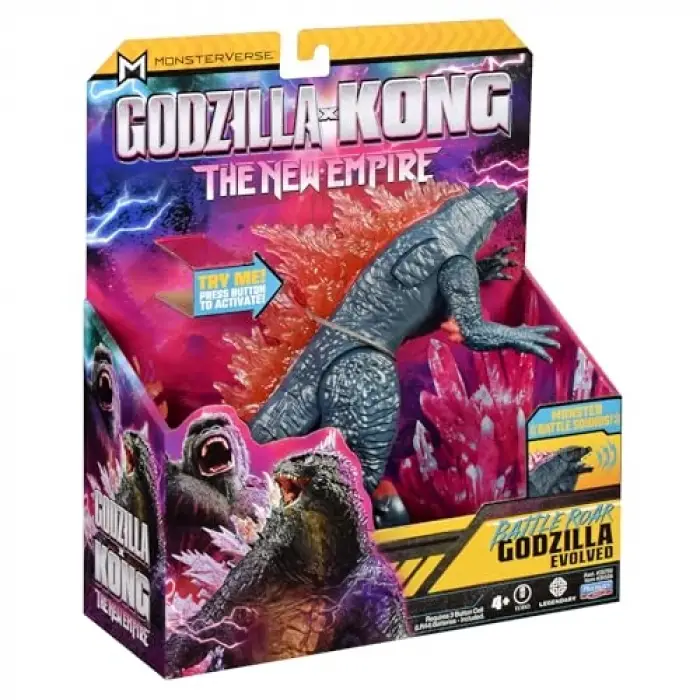 Godzilla x Kong Deluks Aksiyon Figürü 18 Cm Sesli Godzilla Evolved
