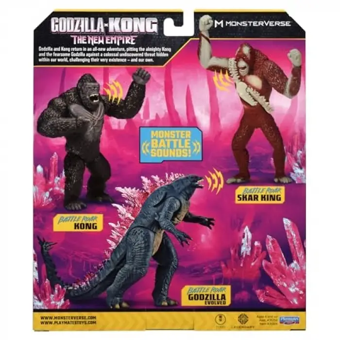 Godzilla x Kong Deluks Aksiyon Figürü 18 Cm Sesli Godzilla Evolved