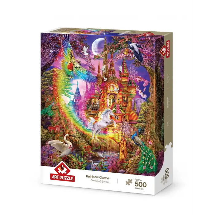 Gökkuşağı Şatosu 500 Parça Puzzle