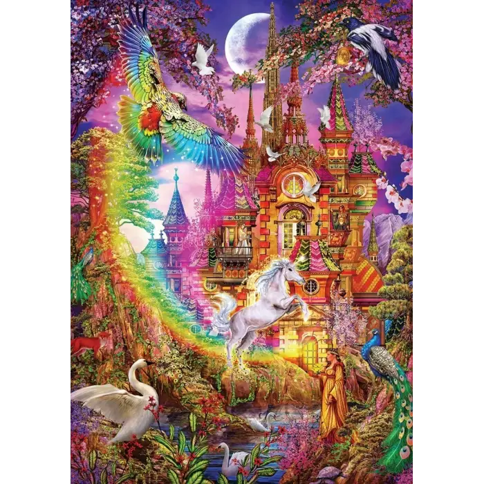 Gökkuşağı Şatosu 500 Parça Puzzle