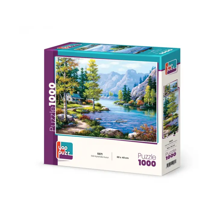 Göl Kıyısında 1000 Parça Puzzle
