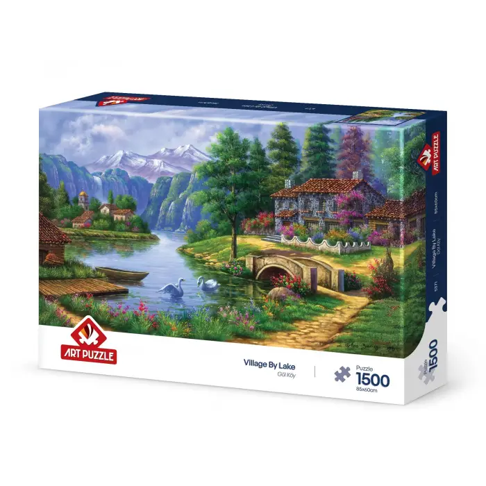 Göl Köy 1500 Parça Puzzle