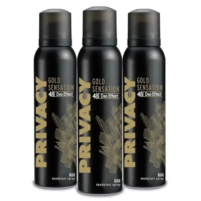 Gold Men Deodorant 3x150 ml