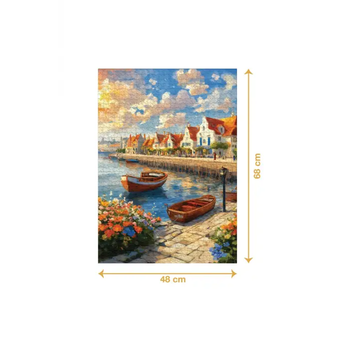 Gölde Akşamüstü 1000 Parça 2 Puzzle