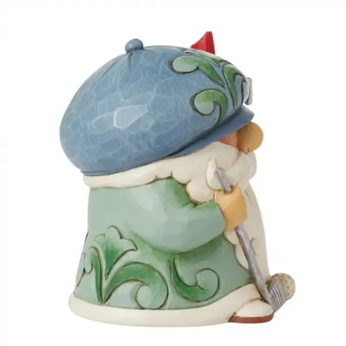 Golf oynayan gnome figürü