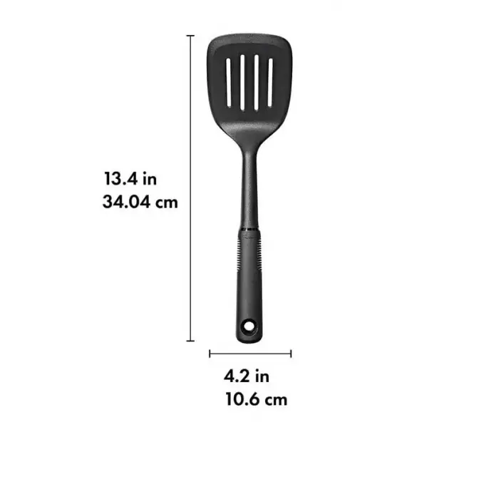 Good Grips kare spatula, naylon, siyah