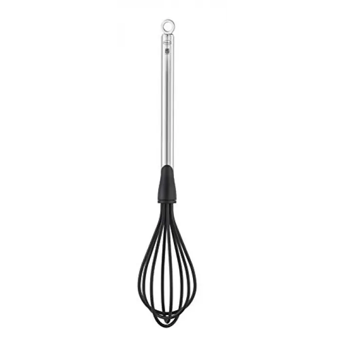 Gourmet-Set Starter Basic Line 3 parça, pişirme kaşığı, spatula ve çırpma teli, siyah/gümüş