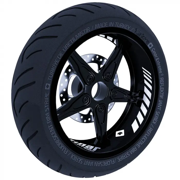 Gp Racing Süt Beyaz İç Jant Şeridi Stickerı