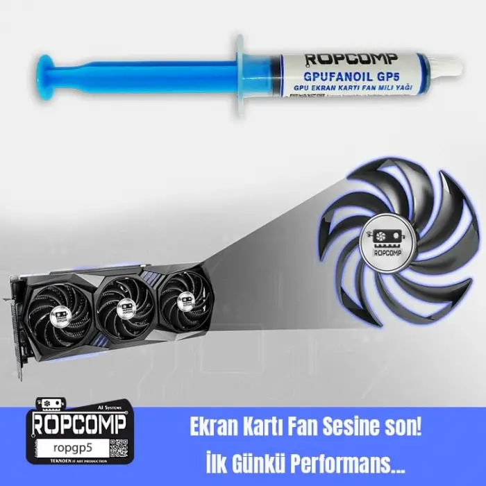 Gpu ekran kartı fan mili yağı, GP5