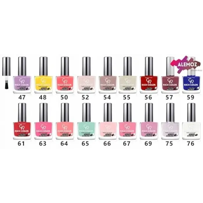 G.R Rich Color Nail Lacquer No:01 1 Paket