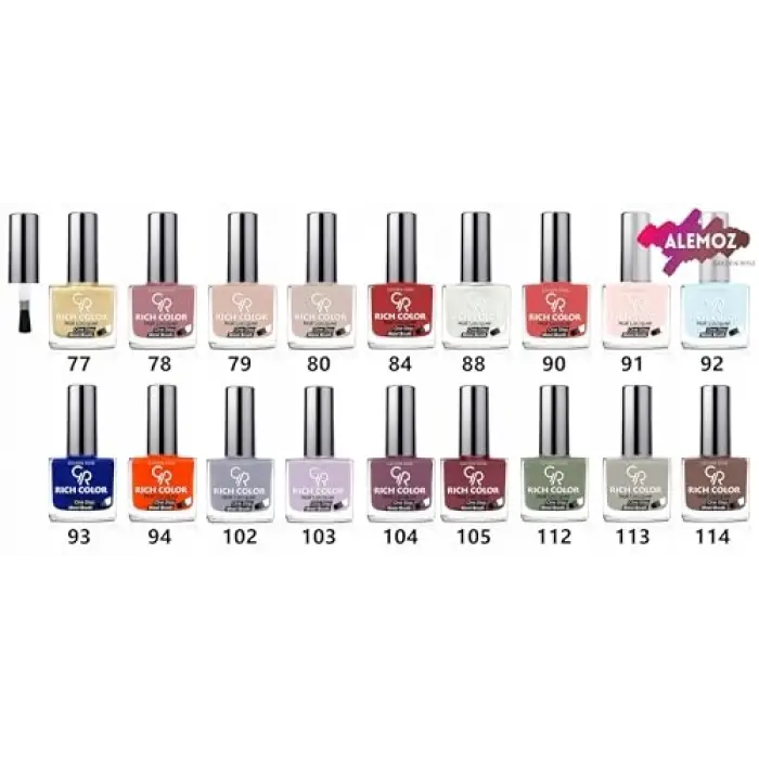 G.R Rich Color Nail Lacquer No:01 1 Paket