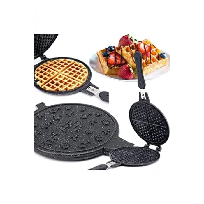 Granit ocak üstü waffle makinesi