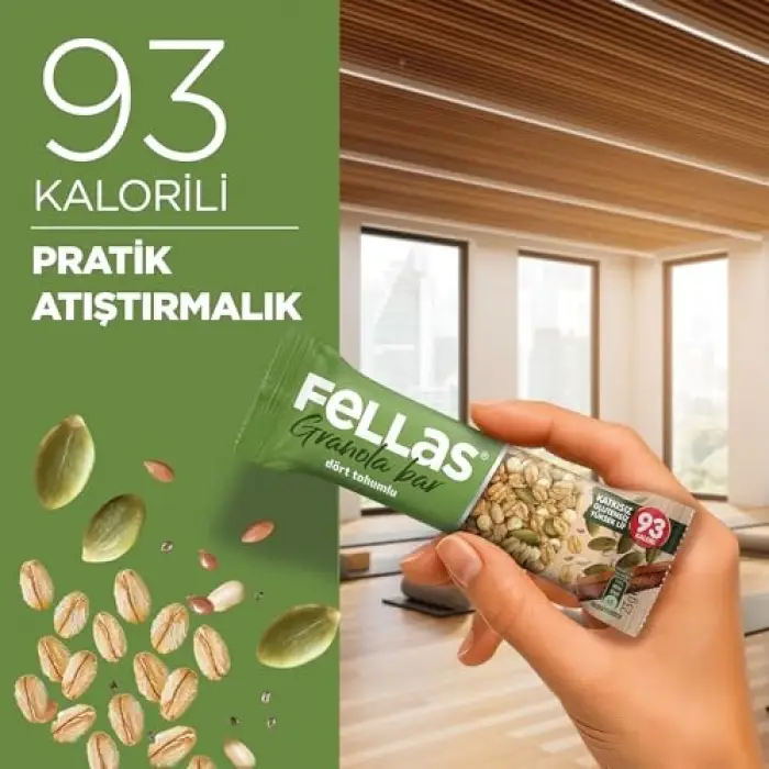 Granola Bar Karma Kutu, 3 Çeşit, 12 Adet