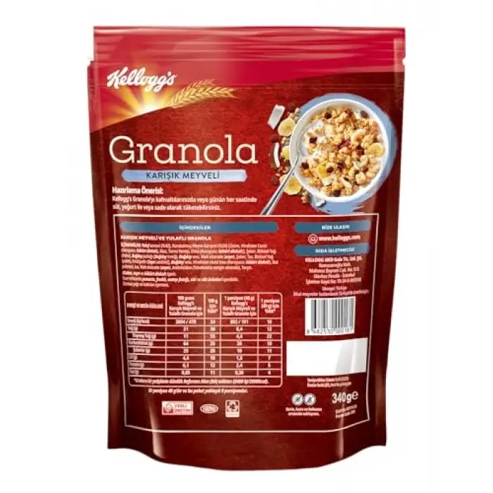 Granola Meyveli 340 g