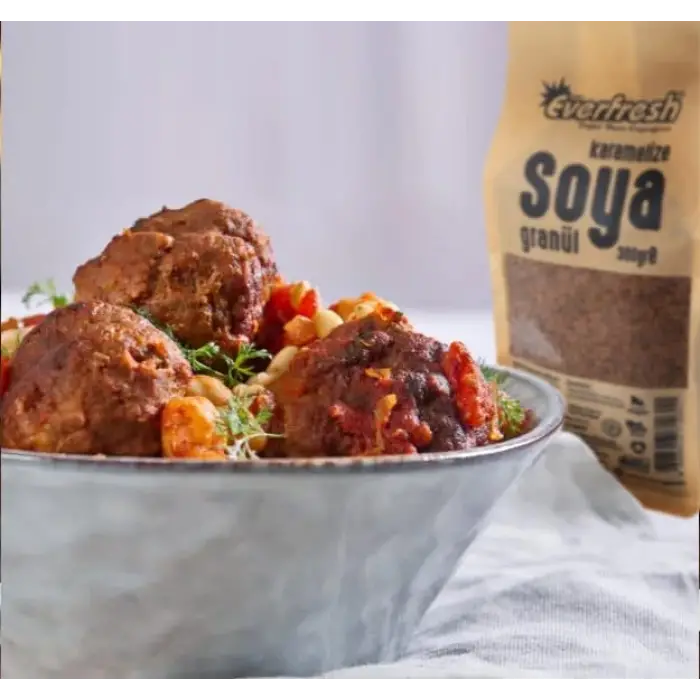 Granül Soya Kıyması (Karamelize Granür, 300 g.)