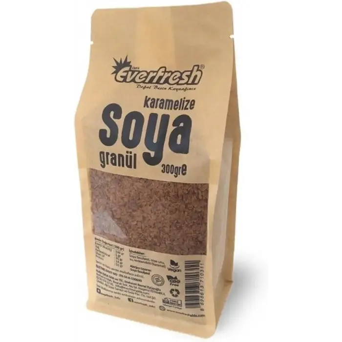 Granül Soya Kıyması (Karamelize Granür, 300 g.)
