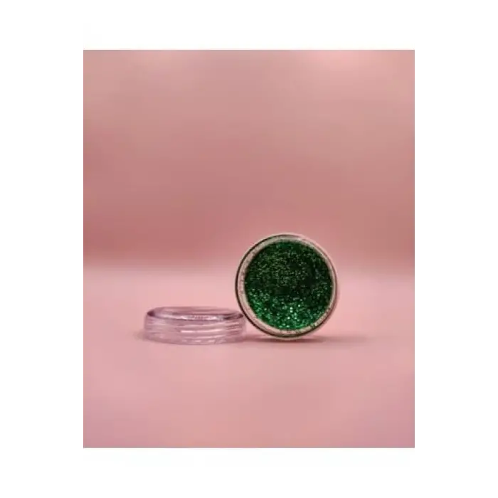 Green 5 Ml Mini Doğal Jel Glitter