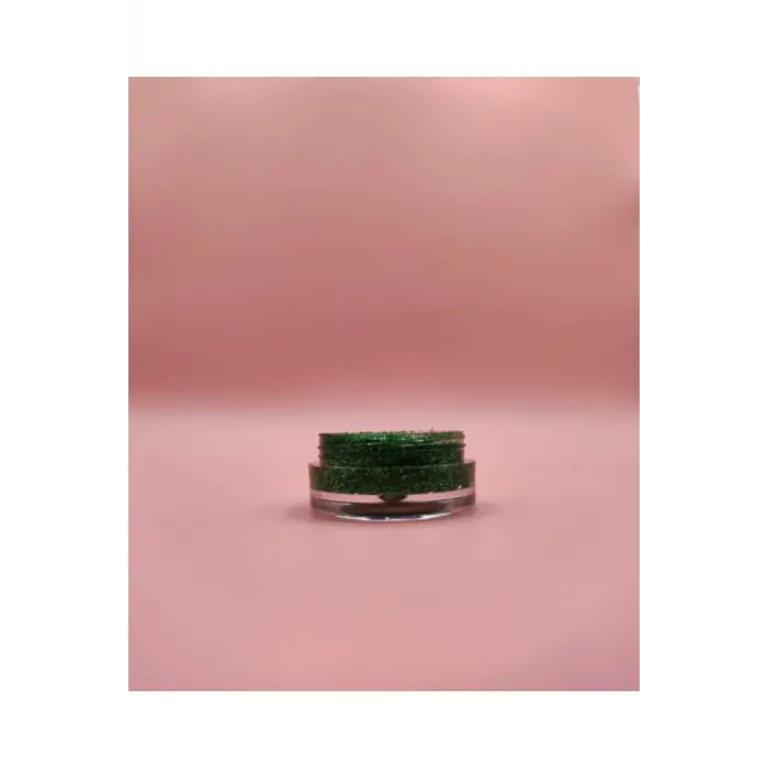 Green 5 Ml Mini Doğal Jel Glitter