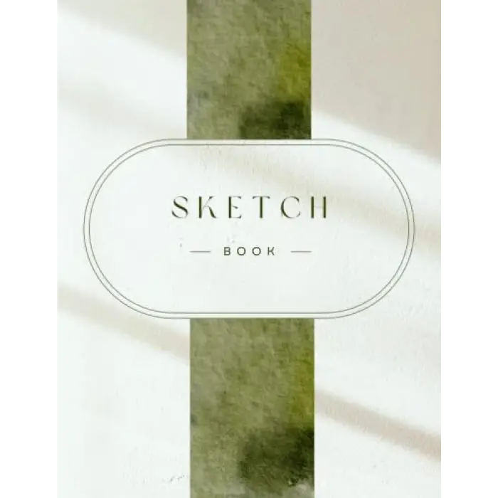 Green modern sketch,  x11 , book: 8.5,100 Sheets
