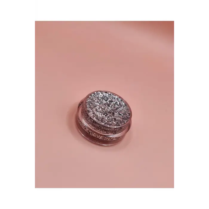 Grey 5 Ml, 100glitter9, Mini Doğal Jel Glitter Far