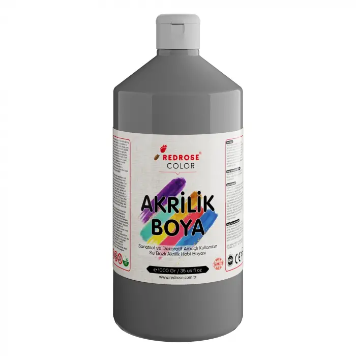 Gri Akrilik Boya, 1000 g