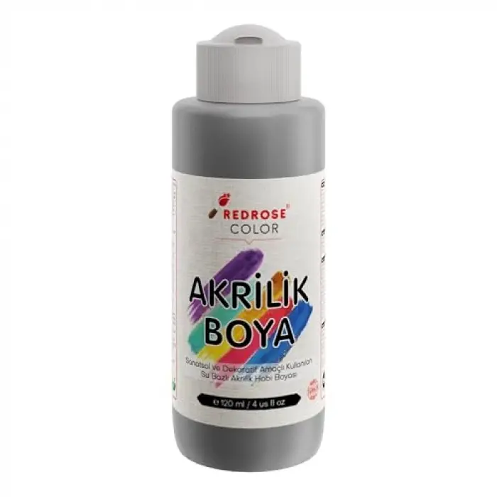 Gri Akrilik Boya 120 ml